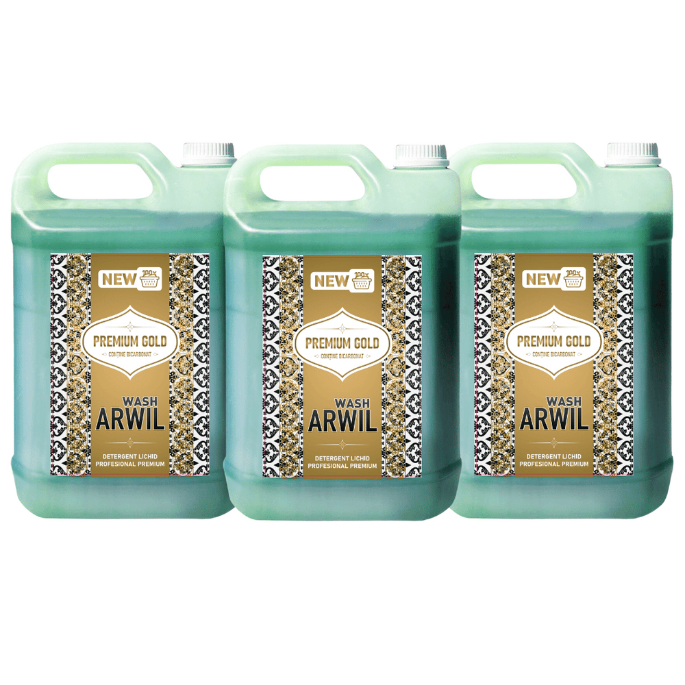 Pachet 3x Detergent Profesional Premium Gold 5Lcu BICARBONAT