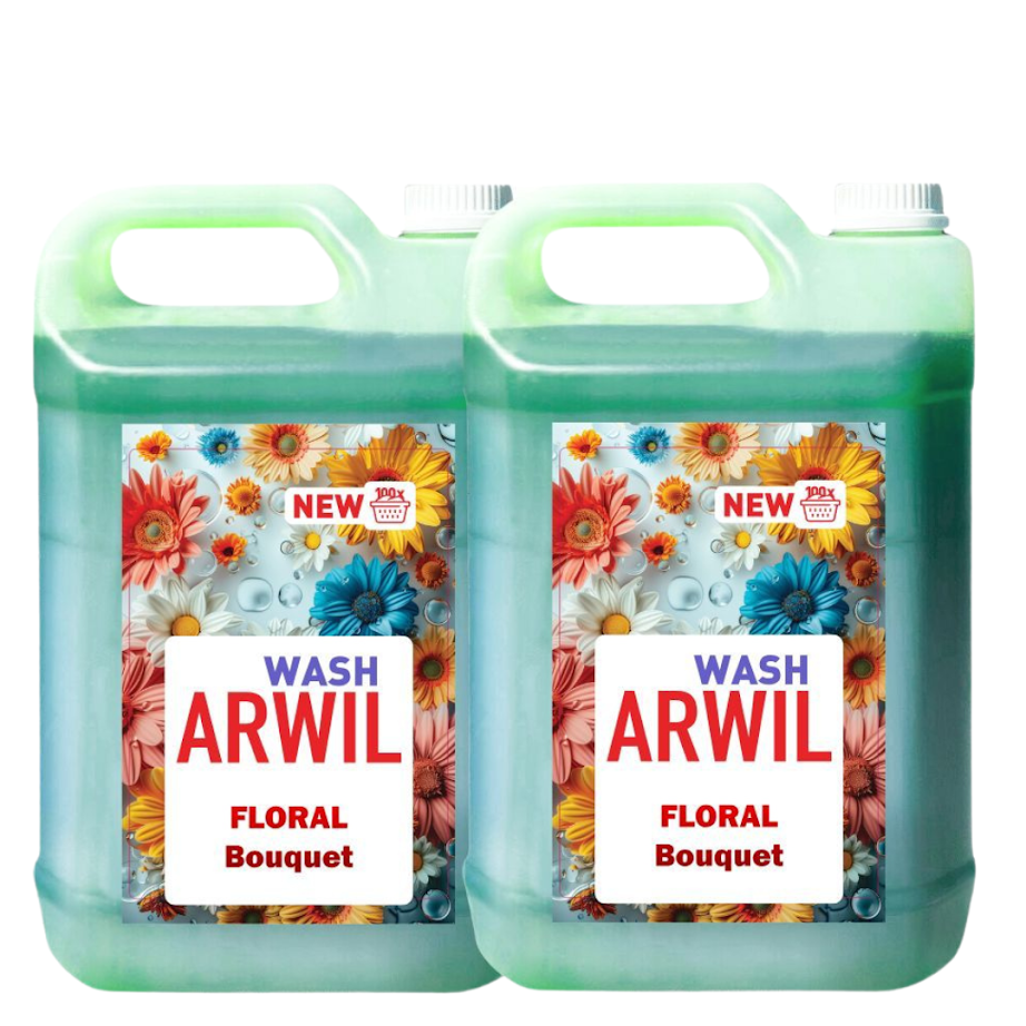 Pachet 2x Detergent Arwil Floral 5L
